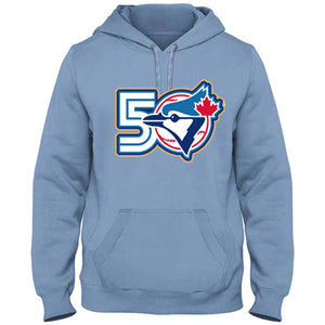 Bulletin Toronto Blue Jays Anniversary Patch Hoodie - Light Blue