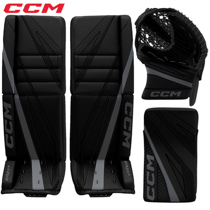 CCM Extreme Flex 7 Full Set - 32" -> 34" - 580 & 590 - Regular Hand - Black/Black/Graphite Grey