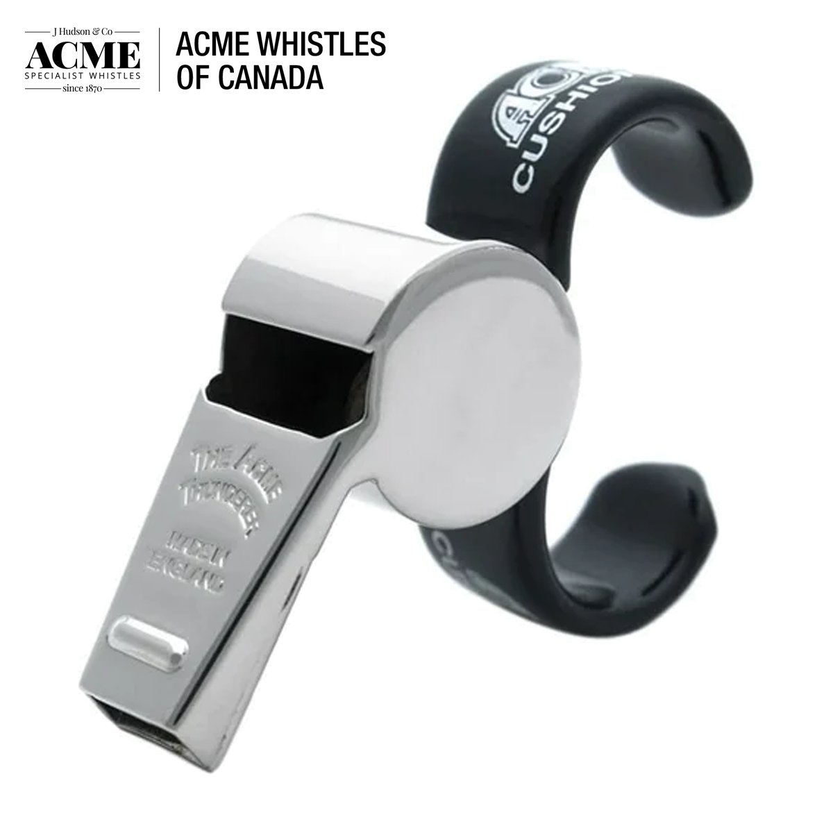 ACME Thunderer Ref Whistle 58.5 With Rubber Fingers