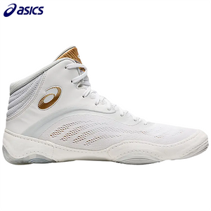 Asics Split Elite Wrestling Shoe - White/Gold