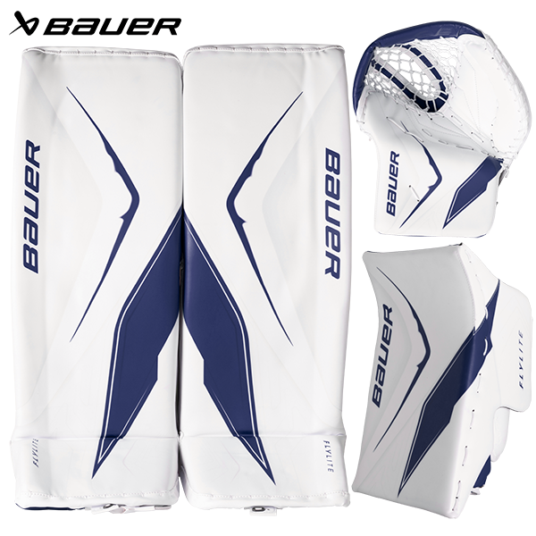 Bauer Vapor Flylite Senior Full Set (White/Navy)