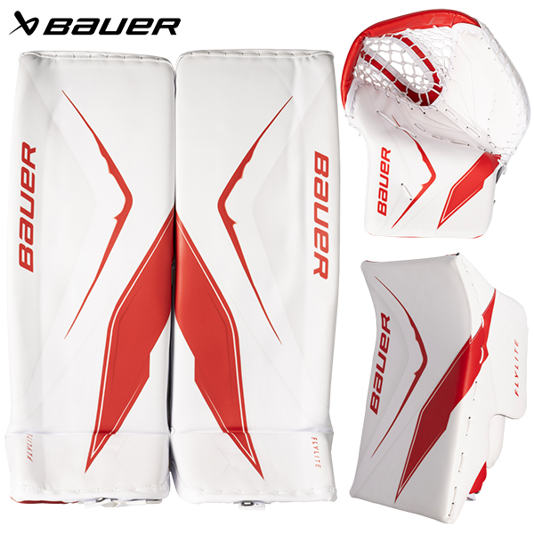 Bauer Vapor Flylite Senior Full Set (White/Red)