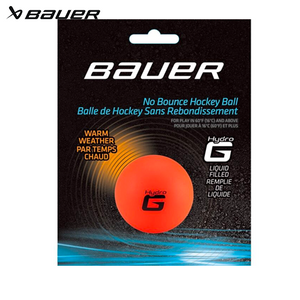 Bauer HydroG Road Hockey Ball - Orange Single Ball