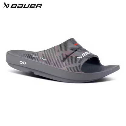 Bauer OOFOS Grey Slides