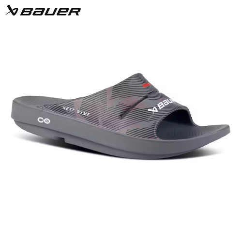 Bauer OOFOS Grey Slides