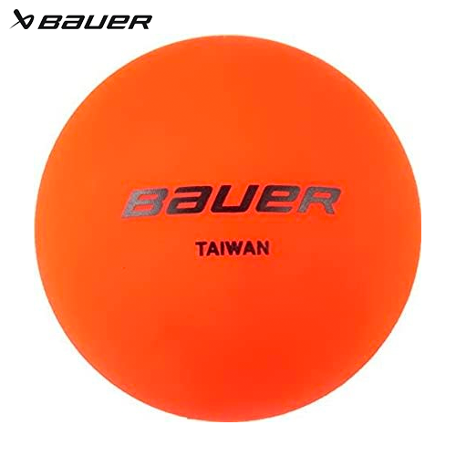 Bauer Warm Road Hockey Ball - Orange SIngle