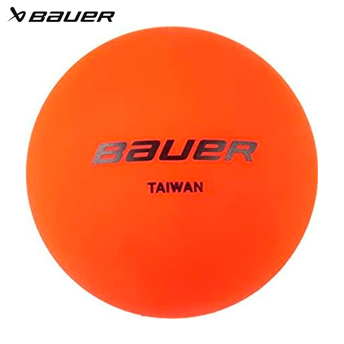 Bauer Warm Road Hockey Ball - Orange 4 Pack