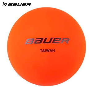 Bauer Warm Road Hockey Ball - Orange 4 Pack