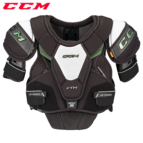 CCM Jetspeed FTW Schulterschutz Damen - Hockey Schutzausrüstung Mit D3O Technologie | Anpassbar & Atmungsaktiv