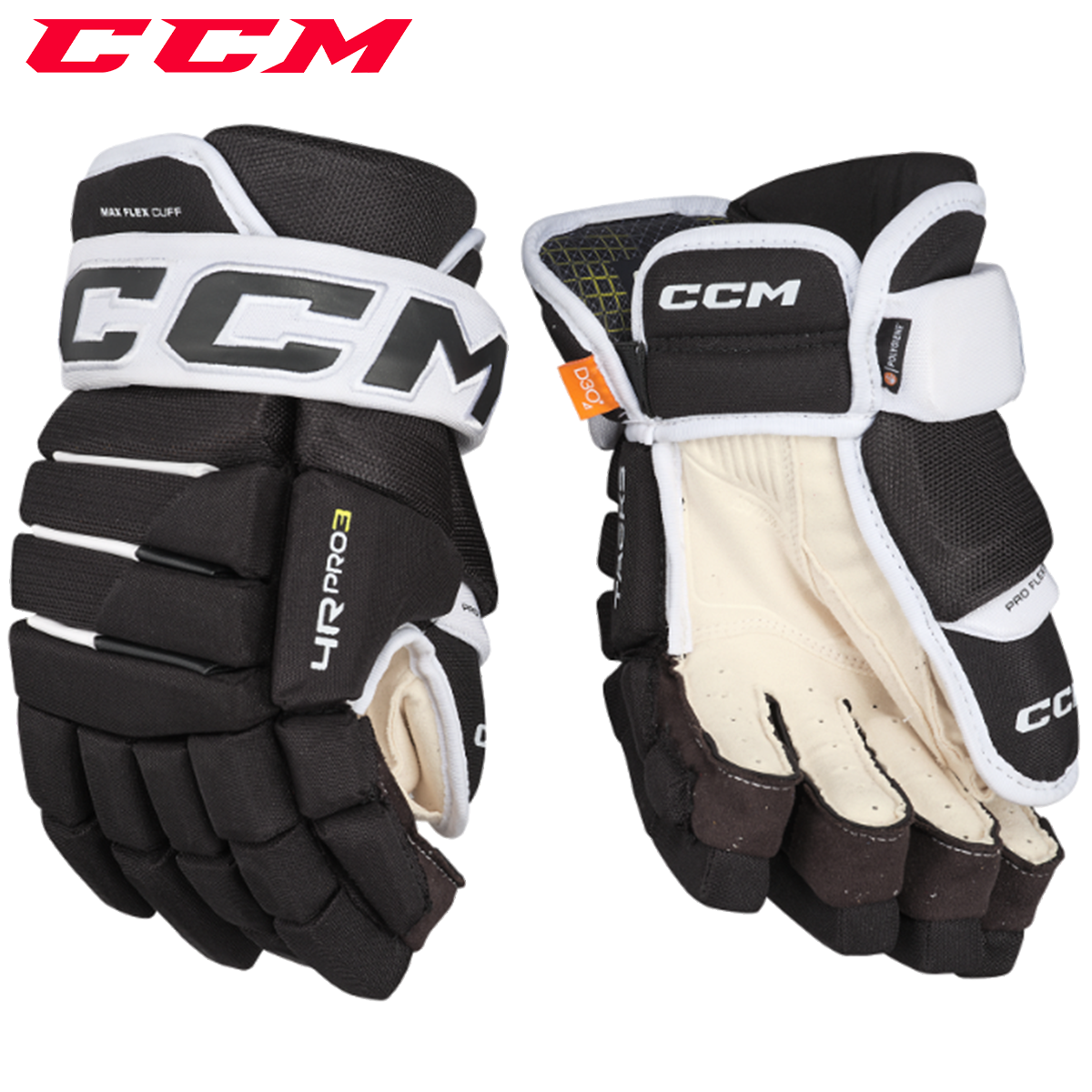 CCM Tacks 4-Roll Pro 3 Senior Hockey Glove