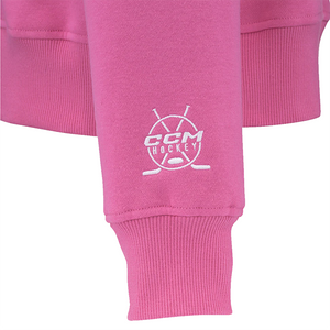 Barbie™ x CCM Pink Embroidered Crewneck - Youth