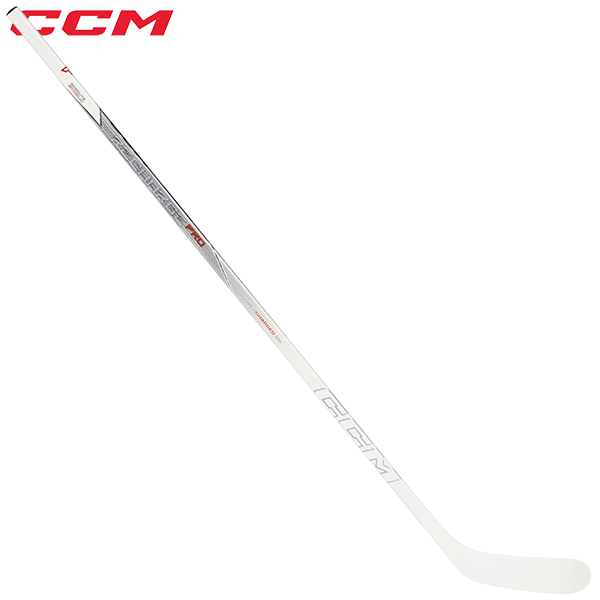 CCM Tacks Recharge Pro Intermediate Hockey Stick - White