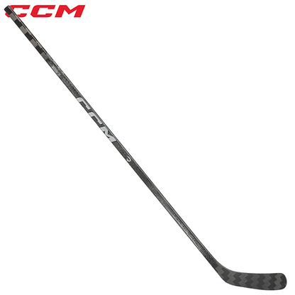 CCM Ribcor Trigger Unleashed Pro Black/Chrome Youth Hockey Stick