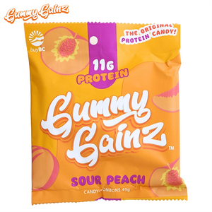 Gummy Gainz Protein Candy Pack - Sour Peach
