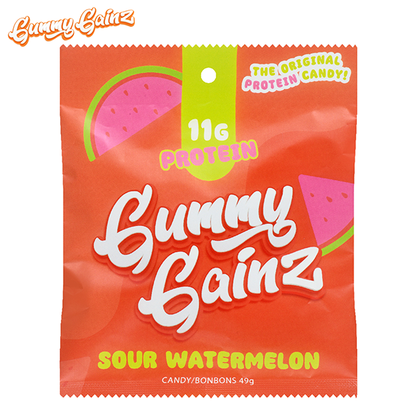 Gummy Gainz Protein Candy Pack - Sour Watermelon