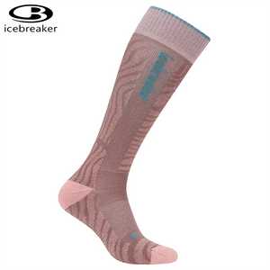Icebreaker Ski + Light - Over The Calf Mountain Contour Socks
