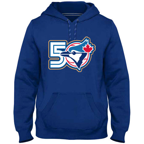 Bulletin Toronto Blue Jays Anniversary Patch Hoodie - Royal