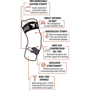 Jumplete Attakk Performance Knee Support 2.0