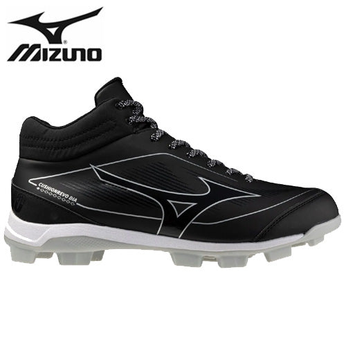 Mizuno CushionRevo Diamond Mid TPU - Black