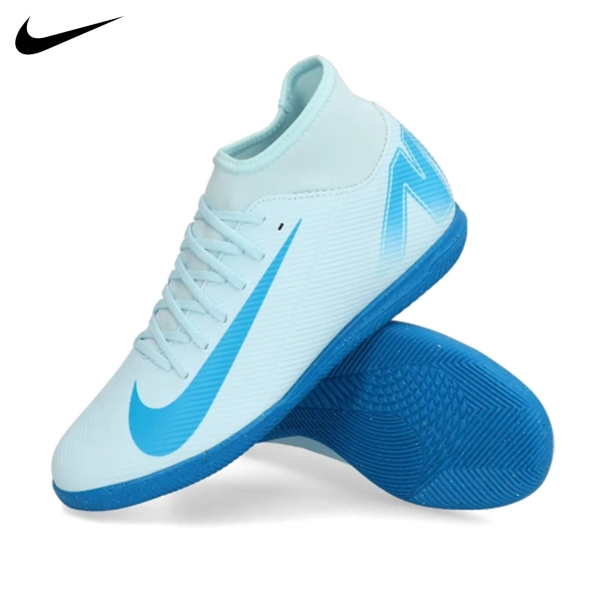 Nike blue indoor soccer shoes best sale