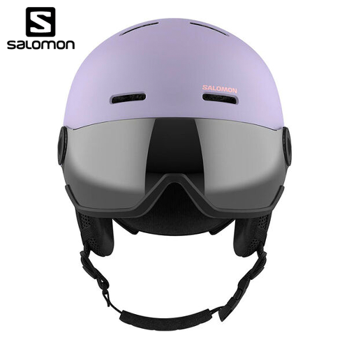 salomon grom visor junior ski helmet and the integrated visor completely solved that problem Salomon ORKA w/Visor Junior