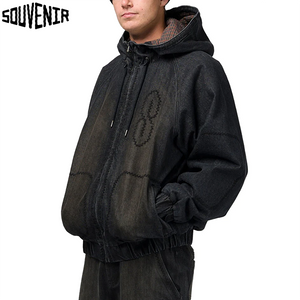 Souviner Bomber Denim Unisex Jacket