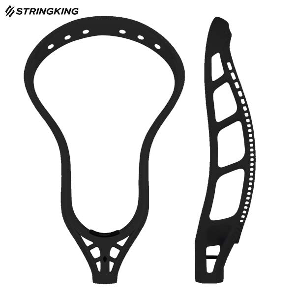 StringKing Mark 2V STRUNG Lacrosse Head – White – Complete, New