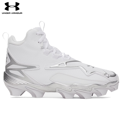Under Armour Harper 11 RM Junior Baseball Cleats - White