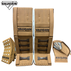 Vaughn Velocity VX1 Pro Carbon Senior Goalie Pad - Retro Fake Straps