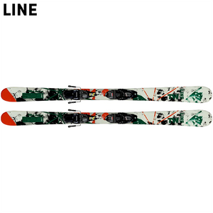 LINE Tom Wallisch Shorty + Marker 4.5 Junior Skis - 2027
