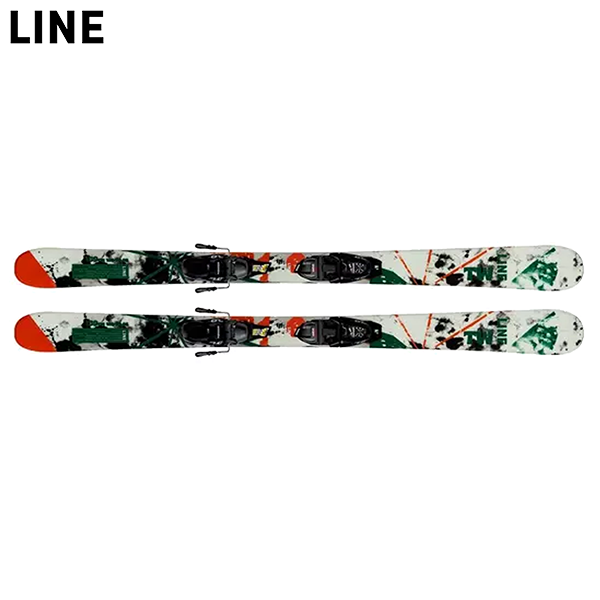 LINE Tom Wallisch Shorty + Marker 7.0 Junior Skis - 2027