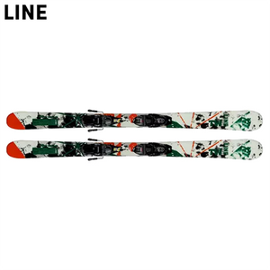 LINE Tom Wallisch Shorty + Marker 7.0 Junior Skis - 2027