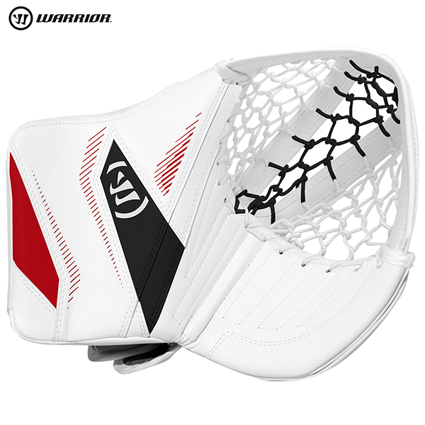 Warrior S30 Junior Catcher White black red