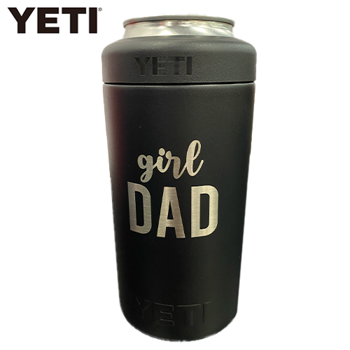 Yeti Rambler Colster 16 oz. Tall - Girl Dad Etched