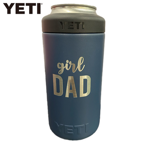 Yeti Rambler Colster 16 oz. Tall - Girl Dad Etched