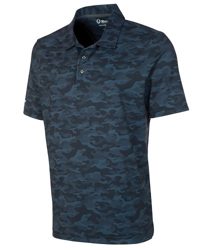 Sunice Martin Camo Print Short Sleeve Polo