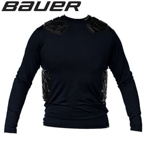 Bauer Elite Senior Padded Long-Sleeve Base Layer Top
