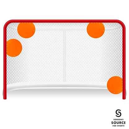 Magnetic Shooting Net Targets - Orange 8"