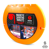 Magnetic Shooting Net Targets - Orange 8"