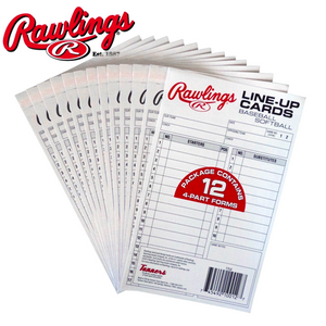 Rawlings Lineup Card 12pc