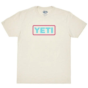 Yeti Logo Badge T-Shirt - Cream