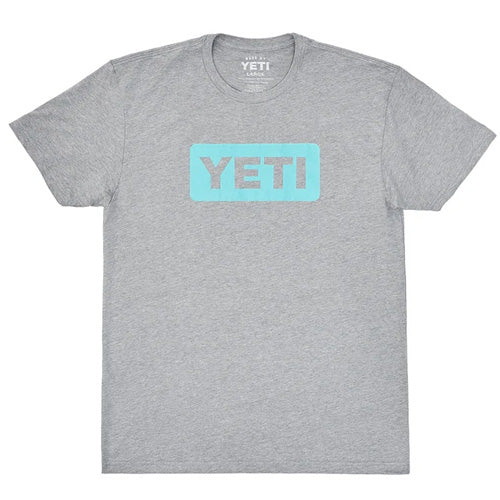 Yeti Logo Badge T-Shirt - Grey