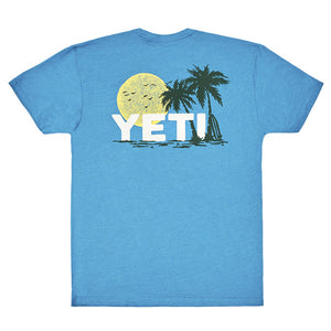 Yeti Surf Sunset T-Shirt - Teal